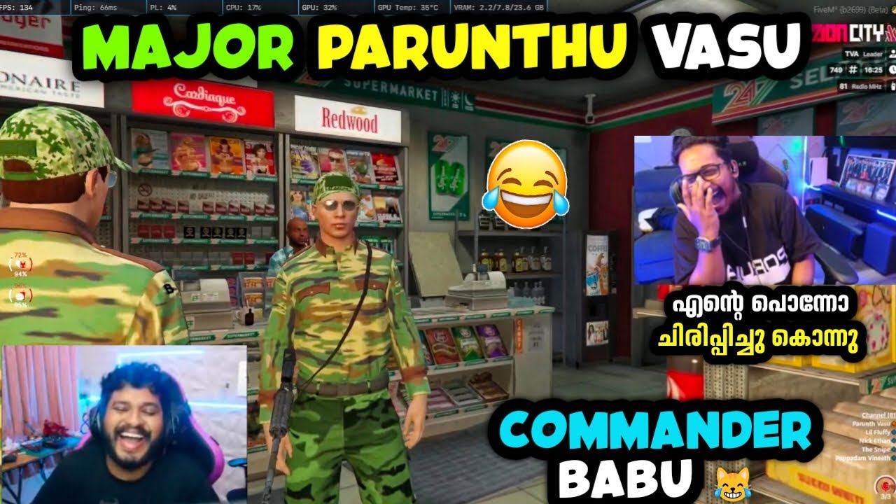 MAJOR PARUNTHU VASU 😹COMMANDER BABU 🤣എന്റെ പൊന്നോ ഇജാതി RP ചിരിപ്പിച്ചു കൊന്നു 😂| TVA