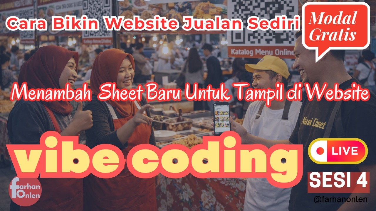 Live - Ng- Vibe Coding Bulan Puasa Sesi 4 : Ganti tema tampilan website