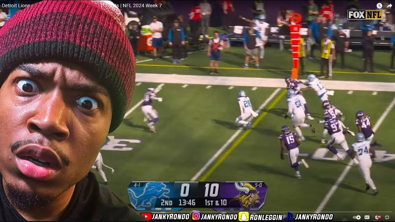 NFC NORTH SHOWDOWN! Detroit Lions vs. Minnesota Vikings Game Highlights | NFL 2024 Week 7
