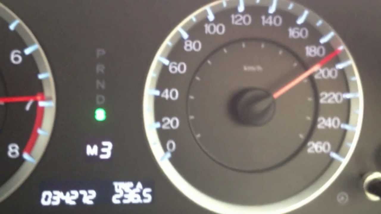 Honda Accord 2010 Top Speed
