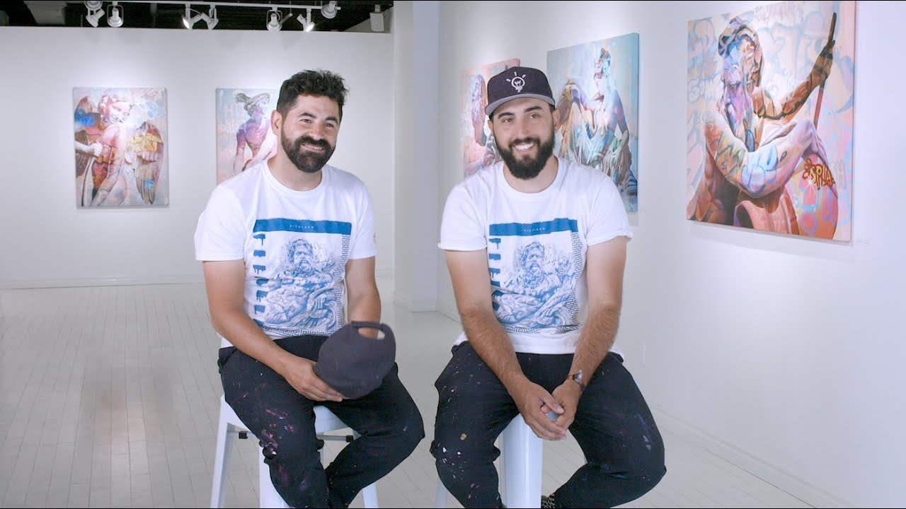 PichiAvo - Lefkos Interview at Station 16 Gallery June 2019 in Montreal