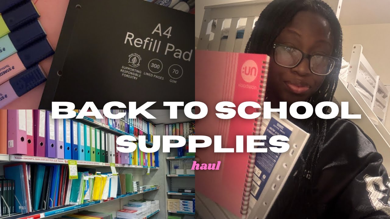 BACK TO SCHOOL SUPPLIES & STATIONERY HAUL UK✏️📚|| year 11 ➤ sixth form (year 12)