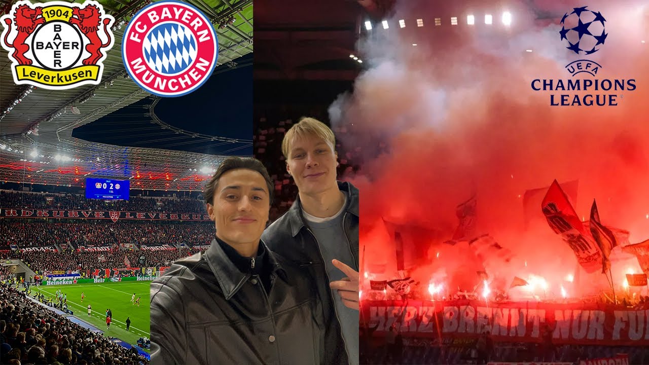 BAYER LEVERKUSEN vs BAYERN MUNICH - CHAMPIONS LEAGUE Matchday Vlog