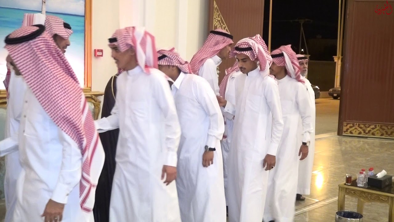 الأستقبال في زواج الشابين/ عمر وحماد منور البلادي