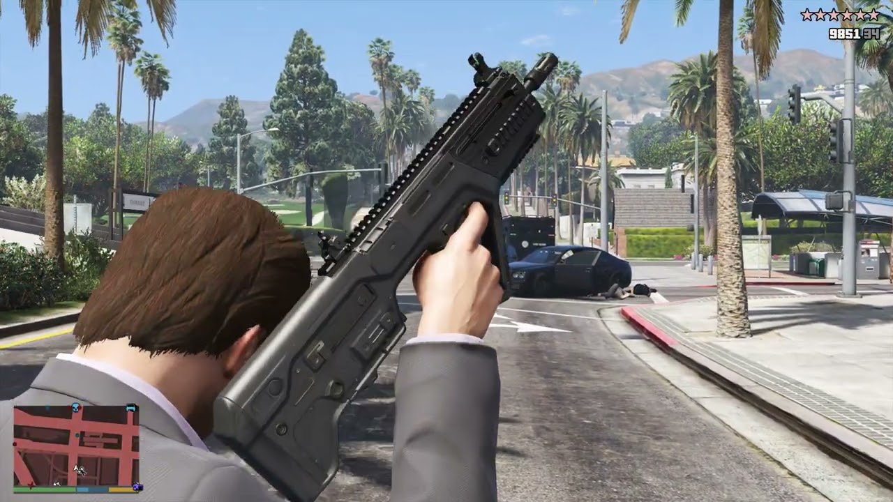 GTA 5 - Cartel Assassination Hit + Ten Star Escape
