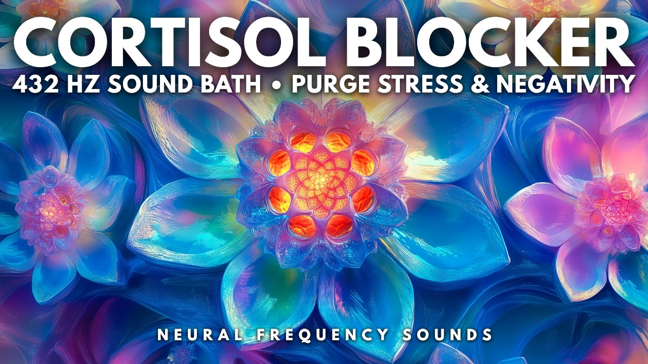 432 Hz Sound Bath 💎 Crystal Singing Bowls for Emotional Detox & Cleansing