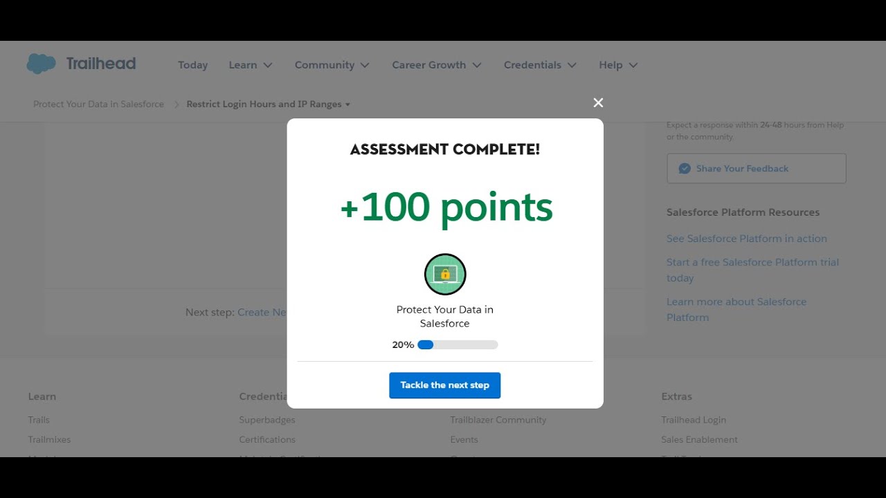 Restrict Login Hours and IP Ranges | Protect Your Data in Salesforce - Trailhead 2025