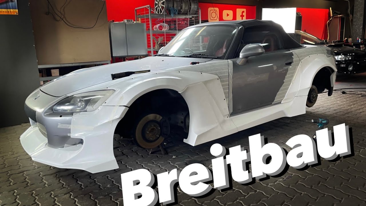 seltenen Sportwagen ZERSÄGT für ein GFK Bodykit