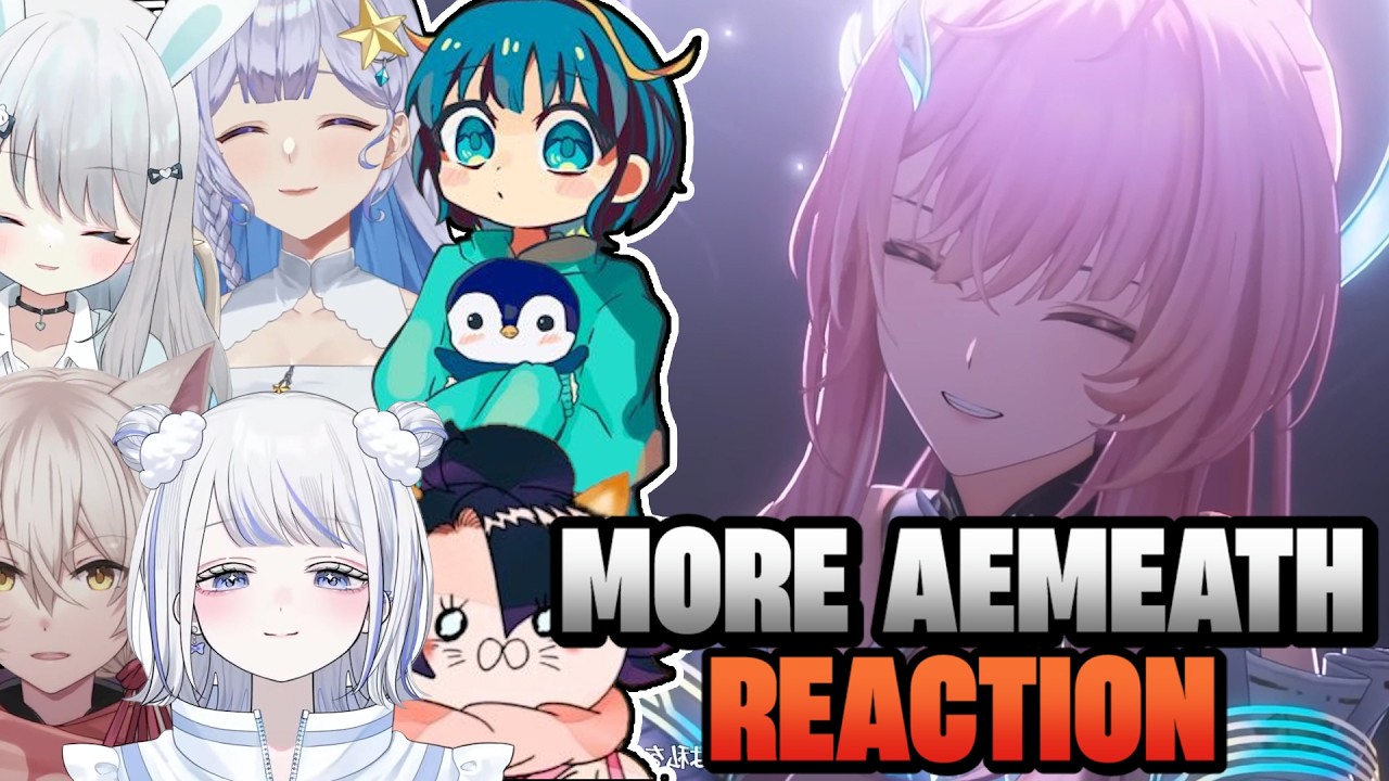 More JP Vtubers Reactions to  3.1 Aemeath Story [JP Vtubers Reaction ENG Sub]