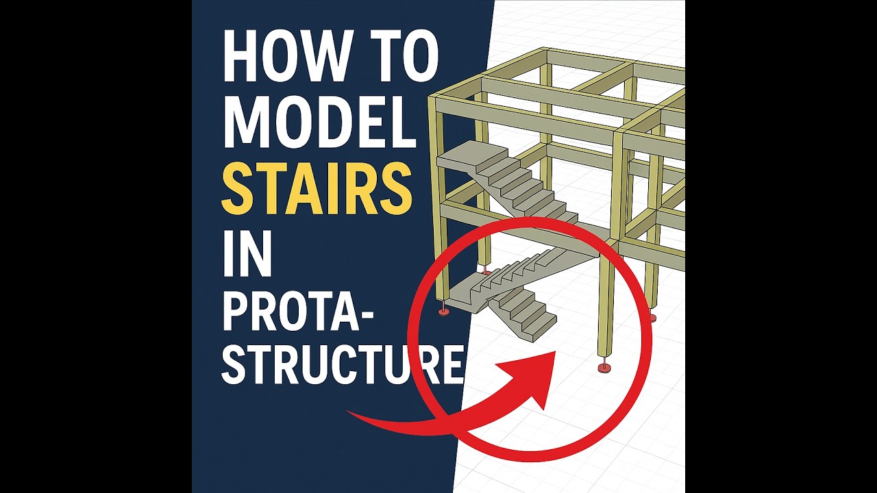 How to Model Stair Slab in ProtaStructure | Step-by-Step Guide Design Tutorial for Beginners