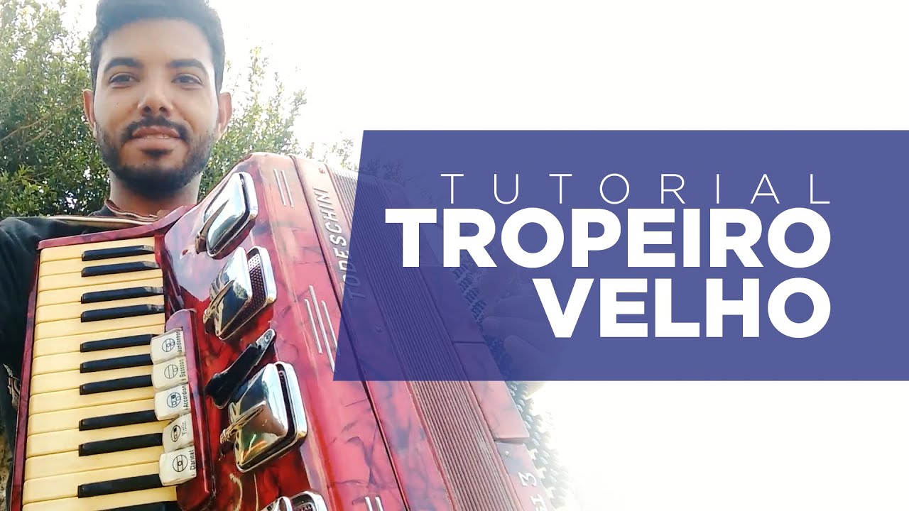 VÍDEO AULA DE ACORDEON - TEIXEIRINHA - TROPEIRO VELHO - 58 de 365
