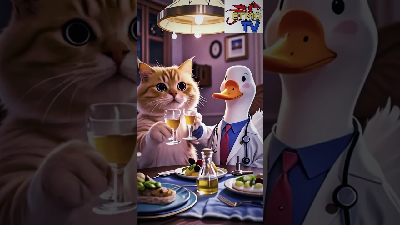 Etmo Tv #shorts #cat, #doctor-duck