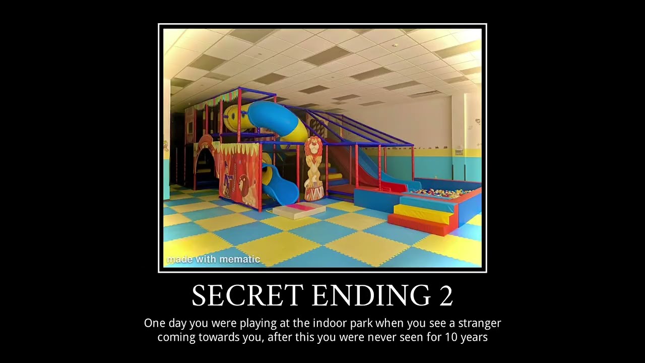 Indoor park All endings meme 
