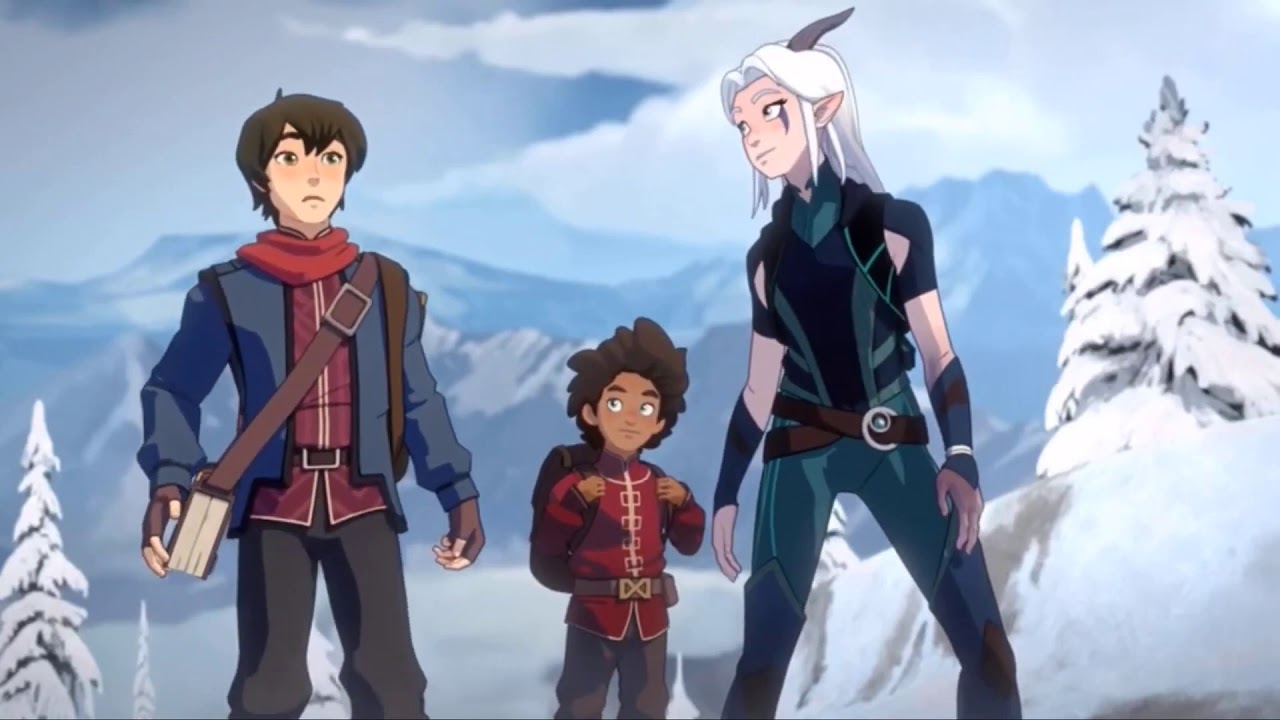 The Dragon Prince - Elf being humans and humans being elfs