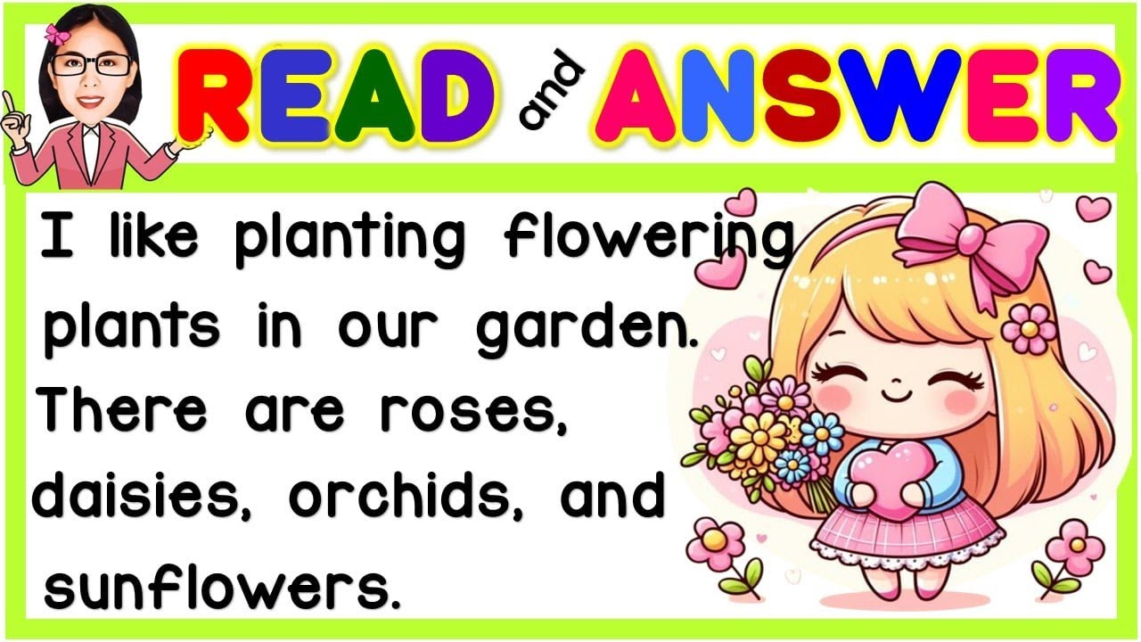 SHORT STORY WITH QUESTIONS | READING COMPREHENSION | Learn to Read | Practice Reading