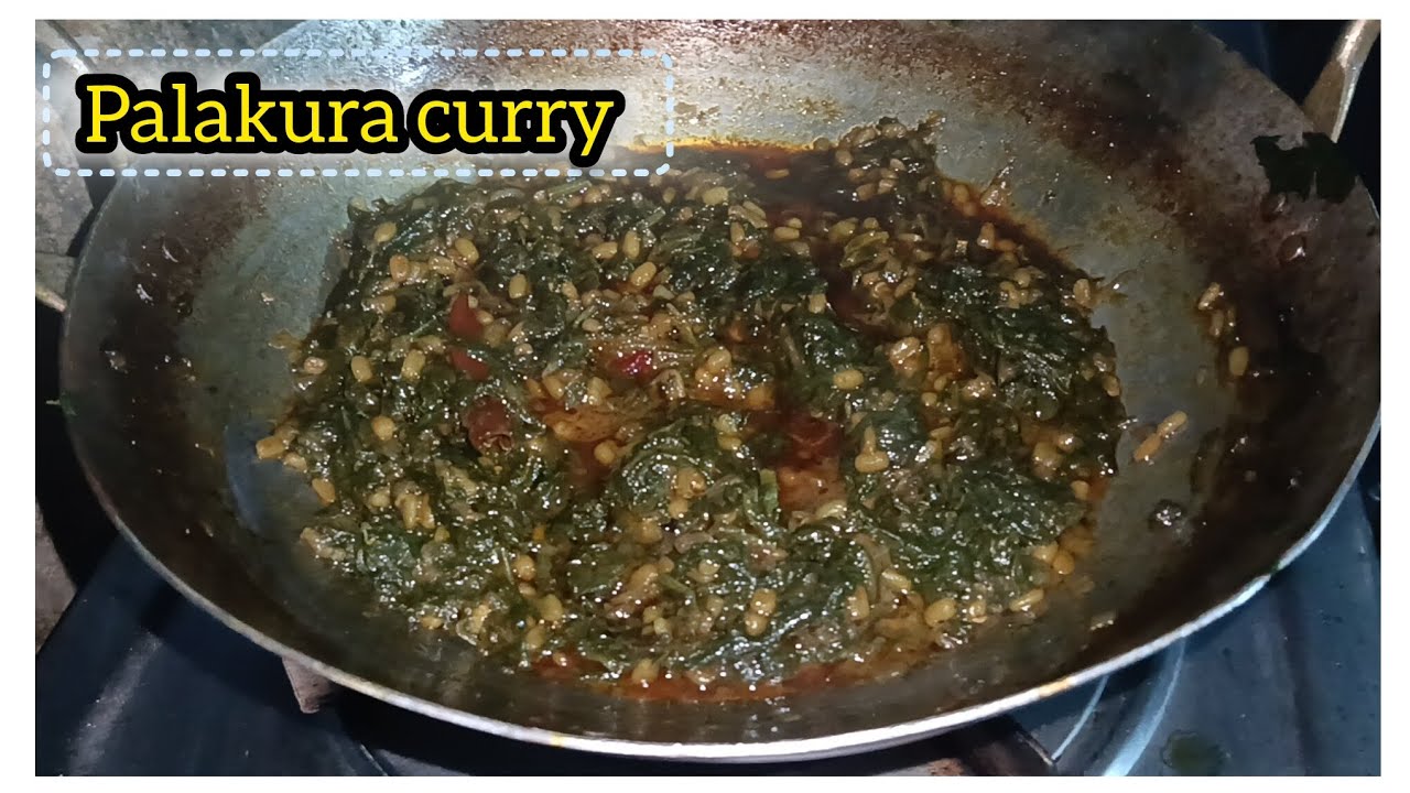 చాలా ఈజీ గ పాలకూర తొ కర్రీ చేసే విధానం//simple nd tasty recipe 