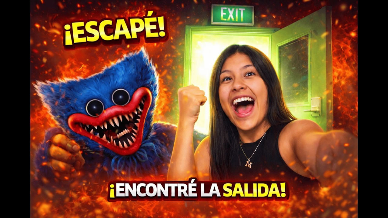 ¡ESCAPÉ DE POPPY NEW TIME! 😱🚪 🏆Encontré la SALIDA Secreta