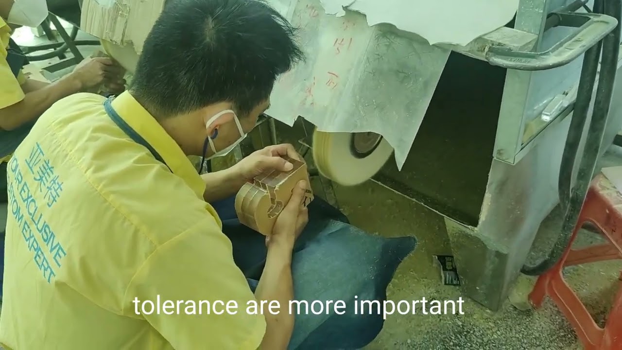 acrylic item production manufacturing plant  buffing process