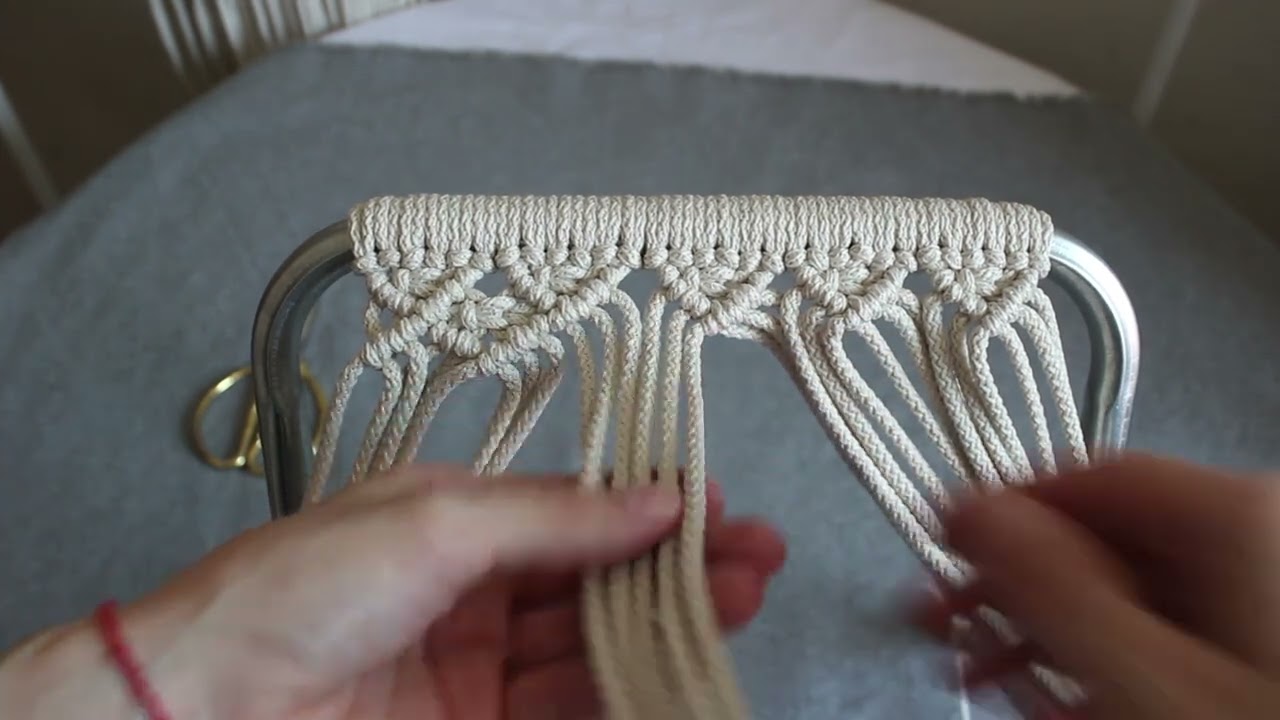 DIY Macrame Chair Tutorial #2 / Macrame Stool