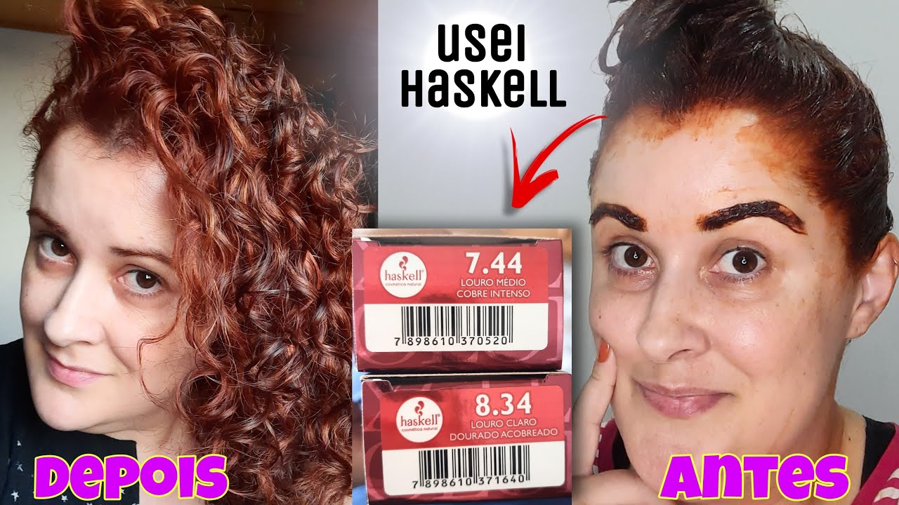 TESTANDO A TINTURA DA HASKELL 7.44 E 8.34 COMO FICAR RUIVA SEM DESCOLORIR O CABELO | PATI MIRANDA