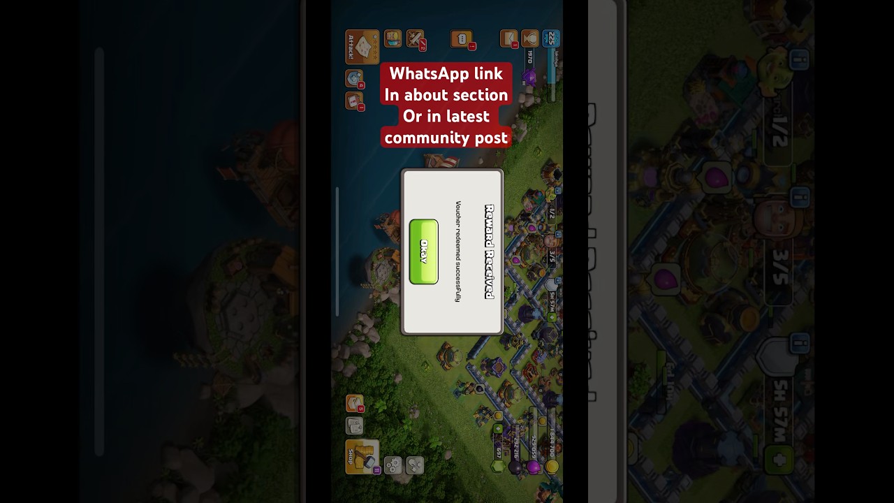 Claim magic snacks #clashofclans #shorts