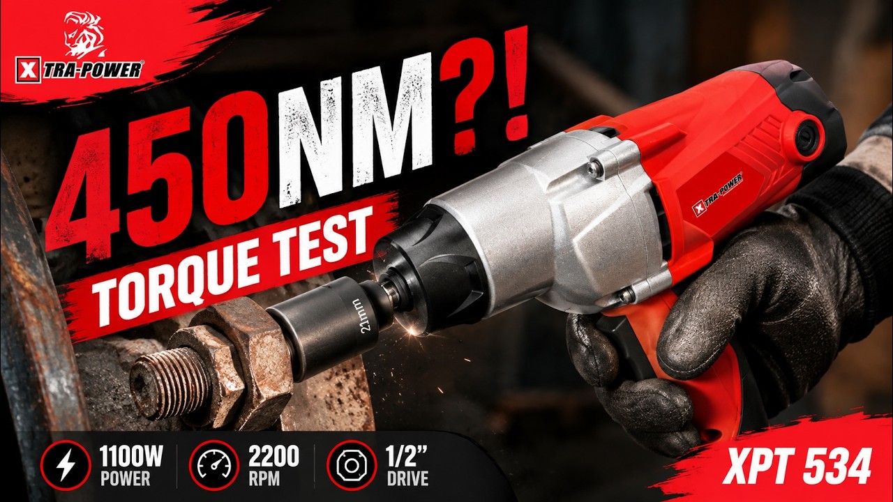 450Nm of Torque! 🔥What Can This Impact Wrench Actually Do? | XPT- 534