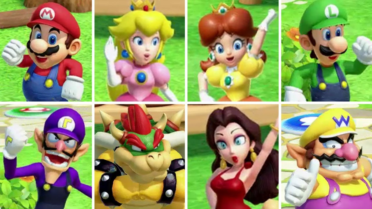 Super Mario Party Jamboree TV - All Together Dice Animations