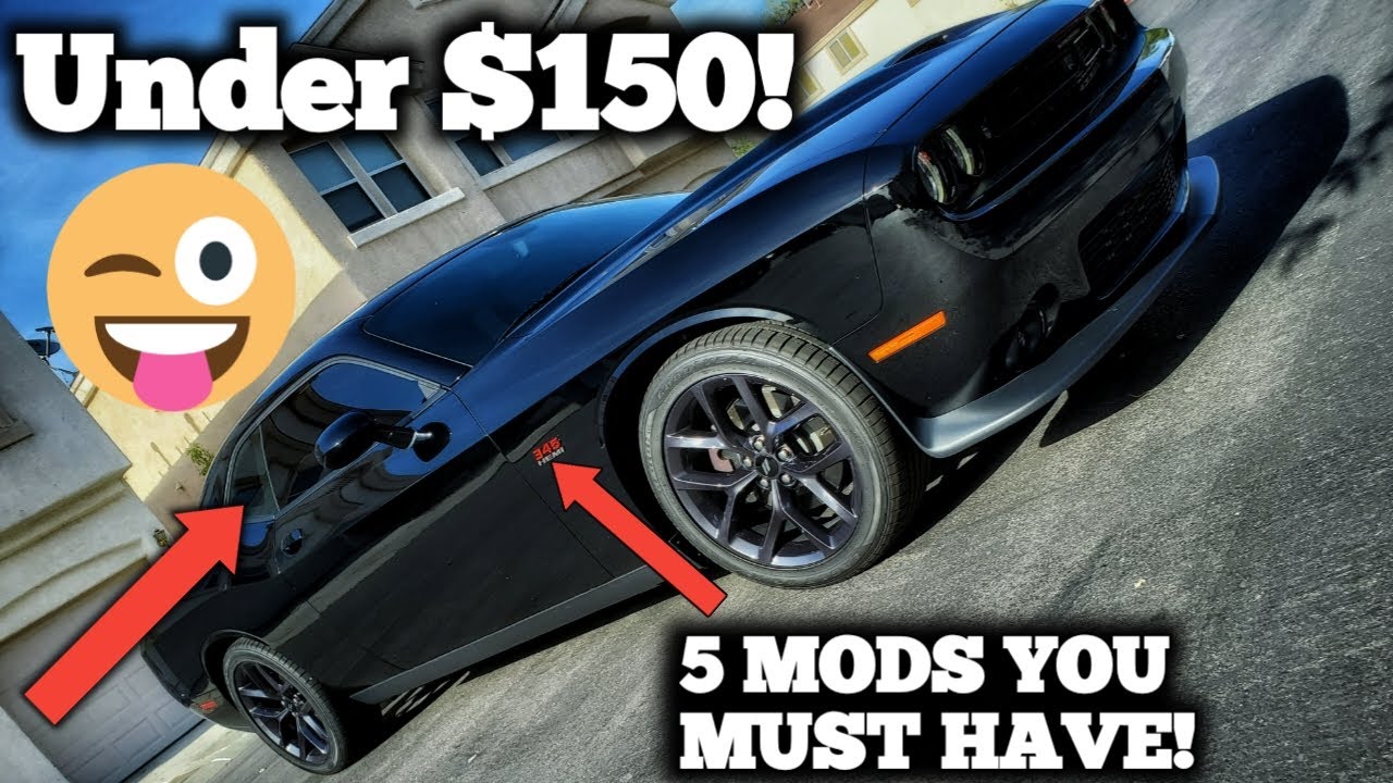ТОП-5 МОДИФИКАЦИЙ для вашего Dodge Challenger / Charger — менее 150 долларов!