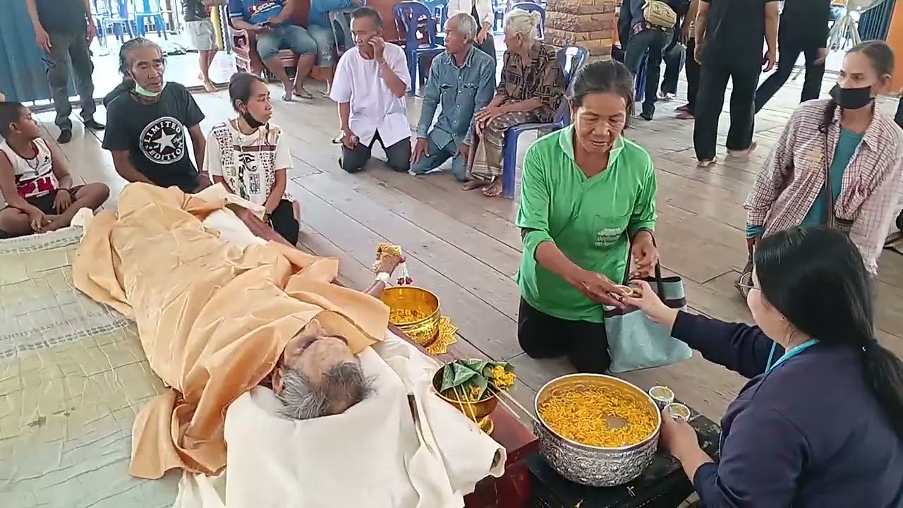 ศพนายอ่อง. ขามเงิน อายุ74ฝาโลง564 เผา21/2/69วัดสันตะลุง