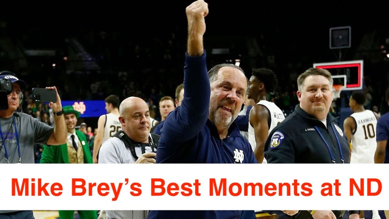 Best Moments of Mike Brey at Notre Dame