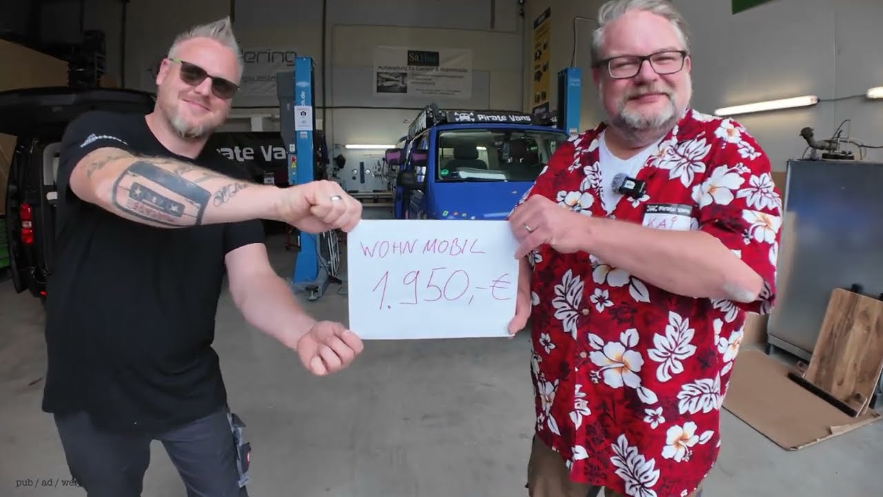 Das 1.950,- € Wohnmobil 2025  Dr. Ing. Kai Richter 📛 deutscher Ingenieur macht Pirate Vans bezahlbar