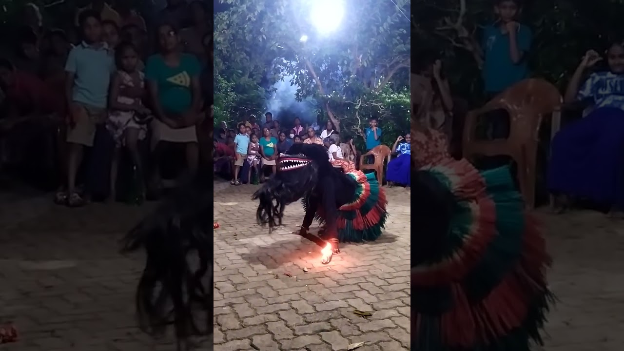 Sri Lanka Devil Dance Mahasona                    කුකුල් බිල්ල ගන්න #😱😱  මහාසෝනා       Suran Tv