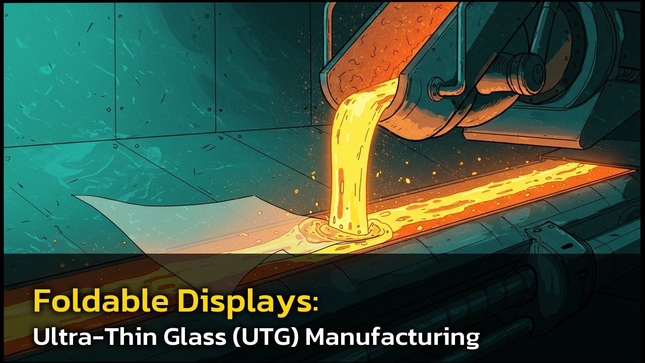 ✨ Foldable Displays: Ultra-Thin Glass (UTG) Manufacturing