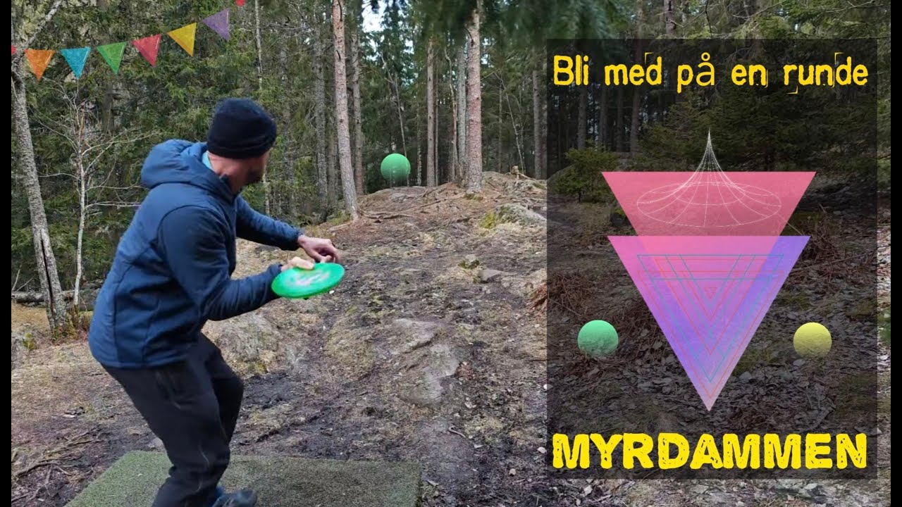 Morten Falk - Frisbeegolf - Myrdammen Mic`d up runde!