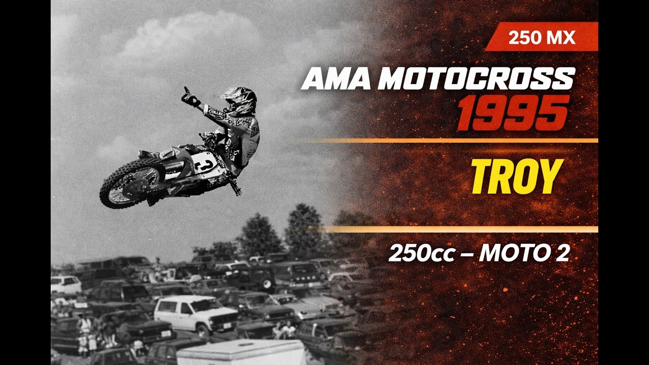 AMA Motocross 1995 - Troy - 250 Moto 2