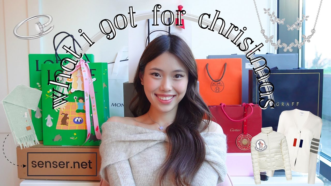 WHAT I GOT FOR CHRISTMAS 2024 🎄✨ | Cartier & Graff diamonds, luxury RTW, SENSER unboxing!