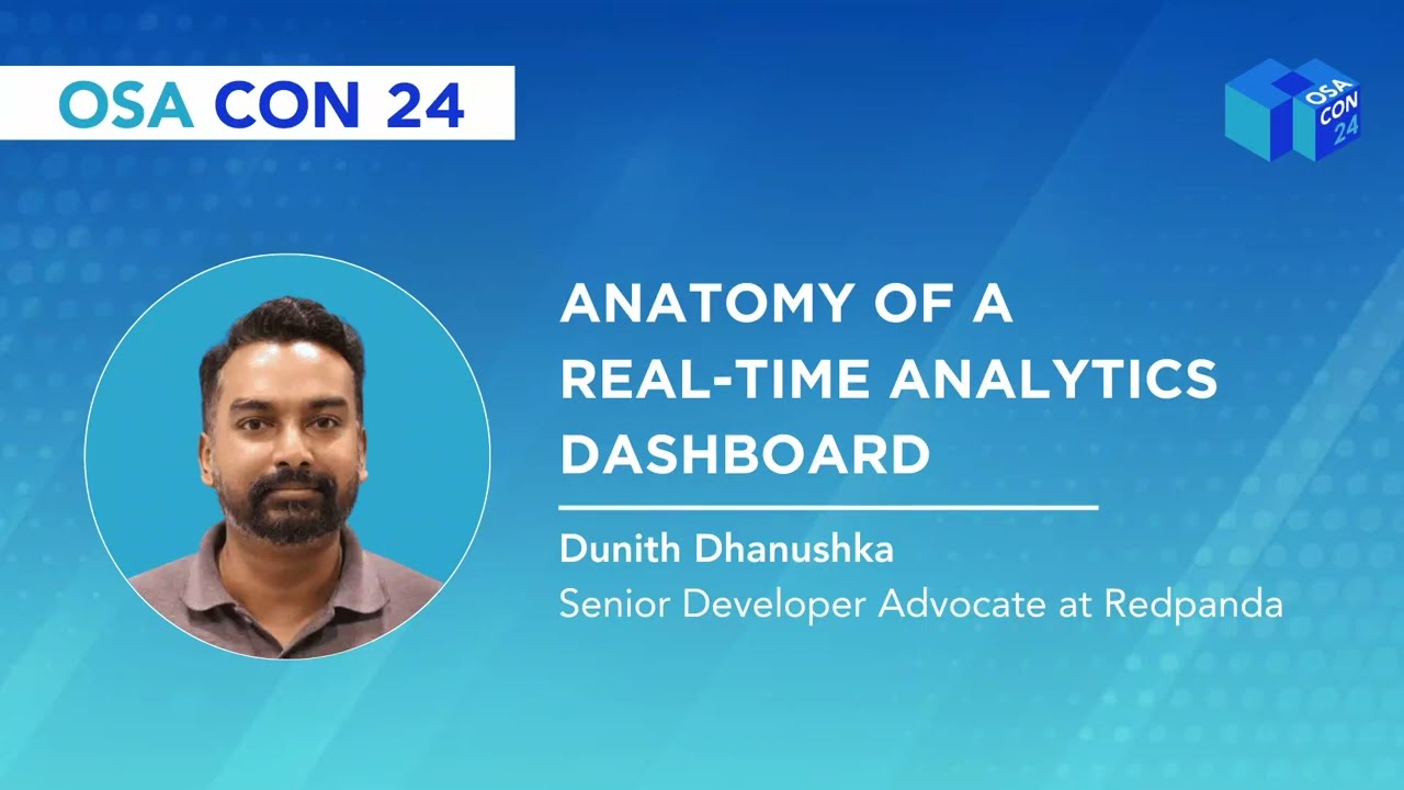 Anatomy of a real-time analytics dashboard