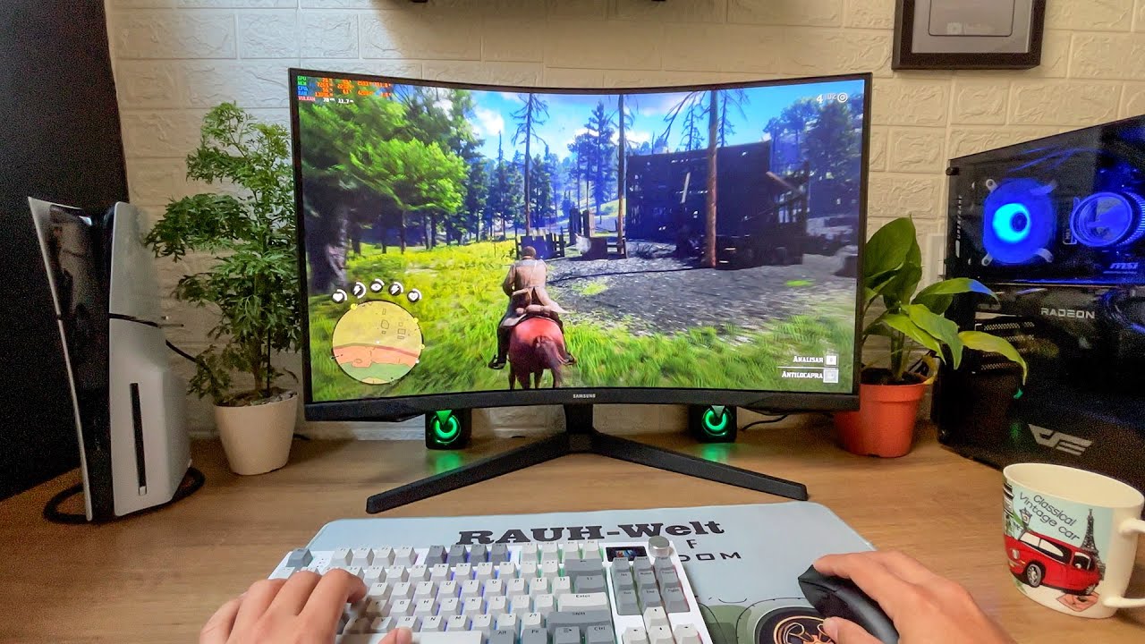 Monitor Samsung G5 Unboxing, Monitor Gamer Samsung Odyssey G5 32 QHD 165hz