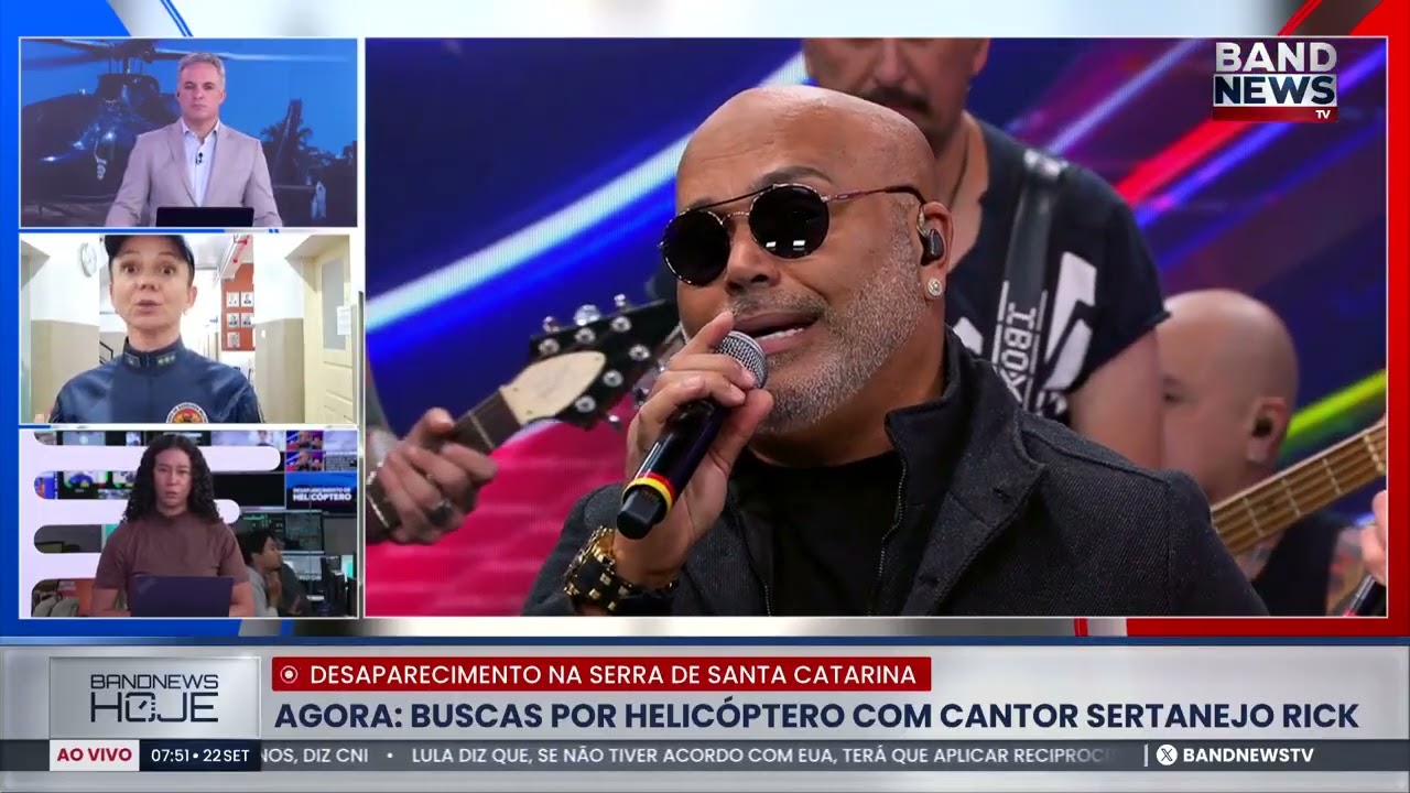 Contin&uacute;an este martes (22) las labores de b&uacute;squeda del helic&oacute;ptero donde viajaba el cantante de m...
