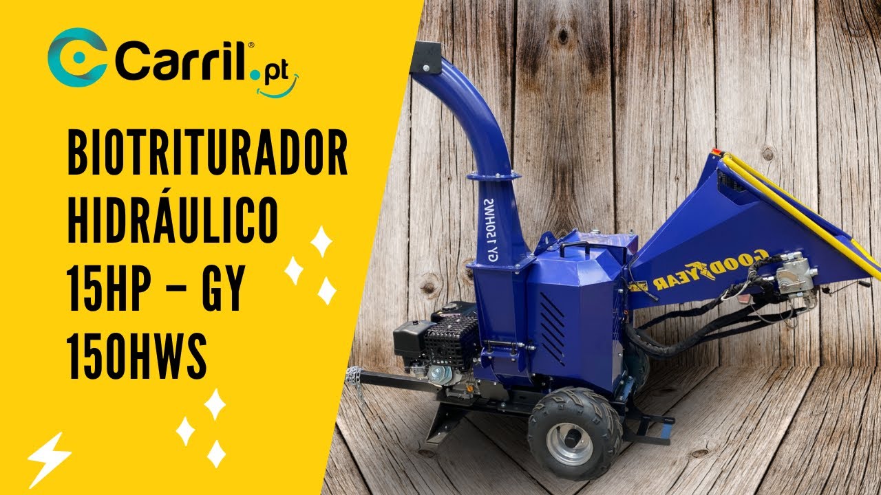 Biotriturador Hidráulico 15HP – GY 150HWS