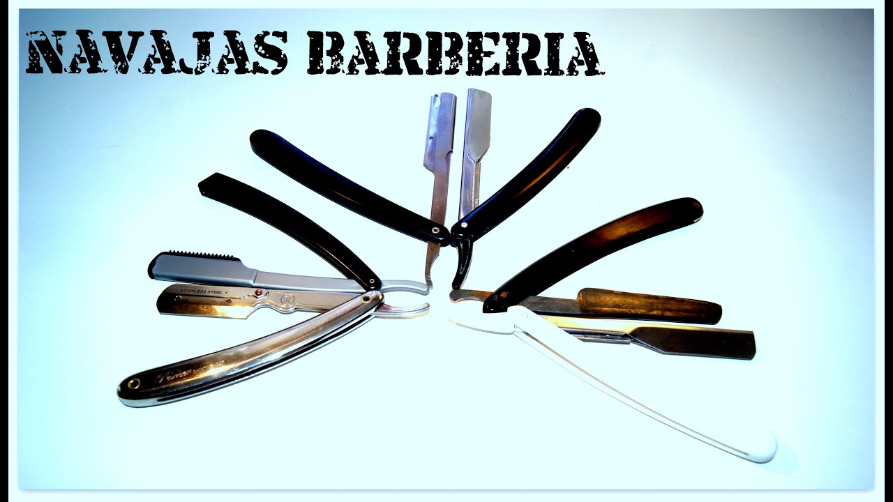 Navajas de barberia- parte 1/ Barbería Afeitado***