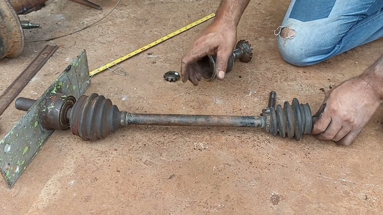 Como vou fazer uma caixa reversora  ou caixa 90 graus pra fazer a tração d Triciclo com diferencial