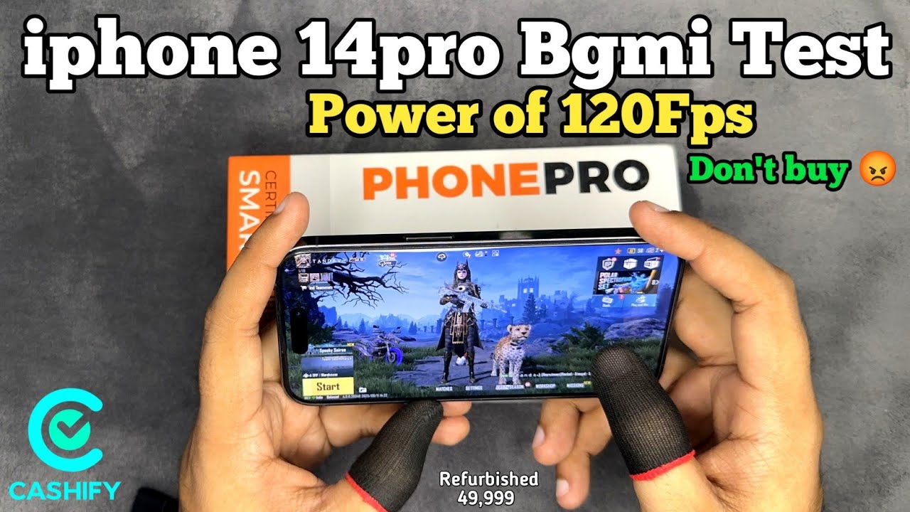 Unboxing iphone 14 pro in Just 50k Cashify😱Best 120fps Device foe BGMI