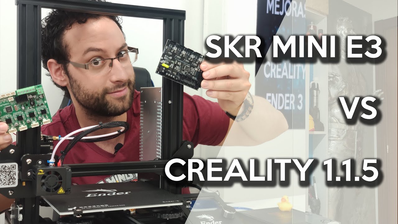 Placa silenciosa ¿Merece la pena? | SKR Mini E3 VS Creality 1.1.5 | Silencia tu Ender 3