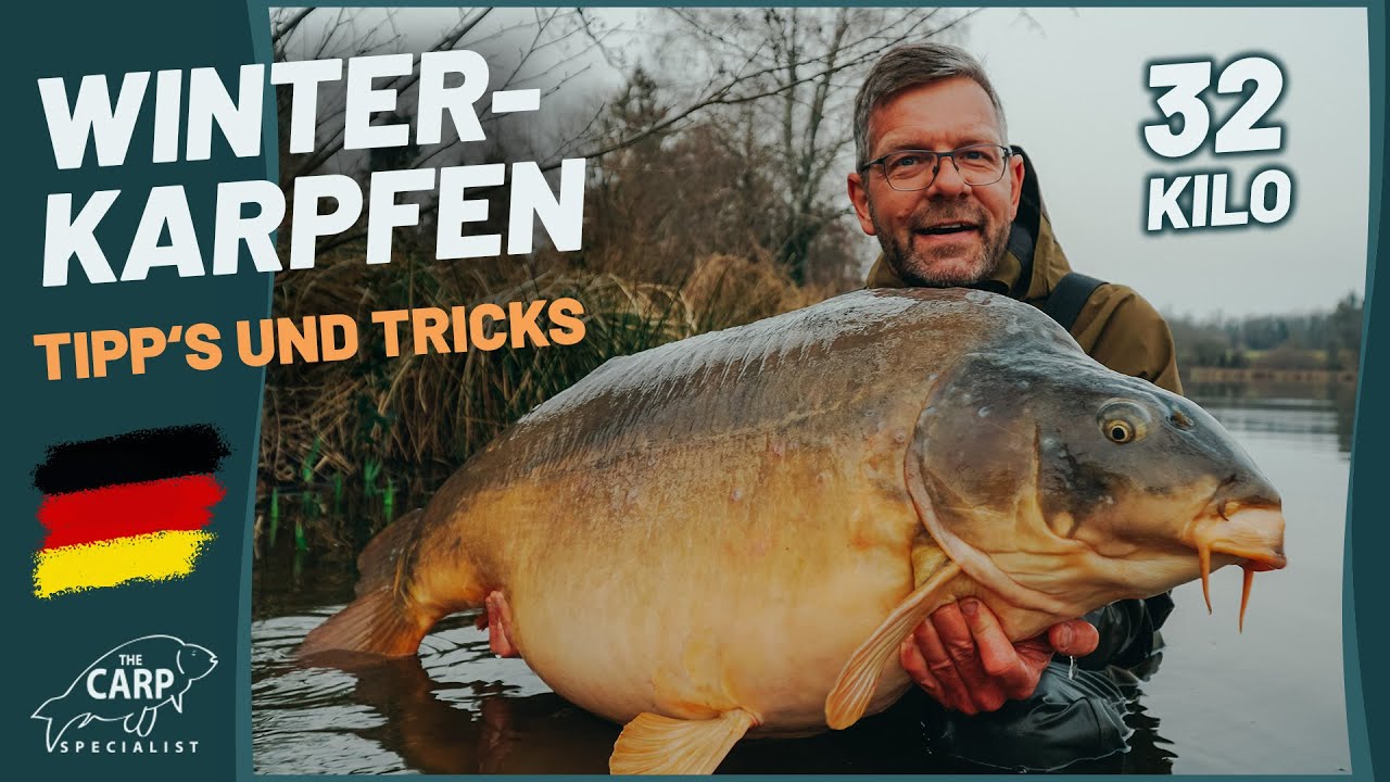 32 Kilo Winterkarpfen 😳 So knackst du die Paylakes im Winter 🎣🥶