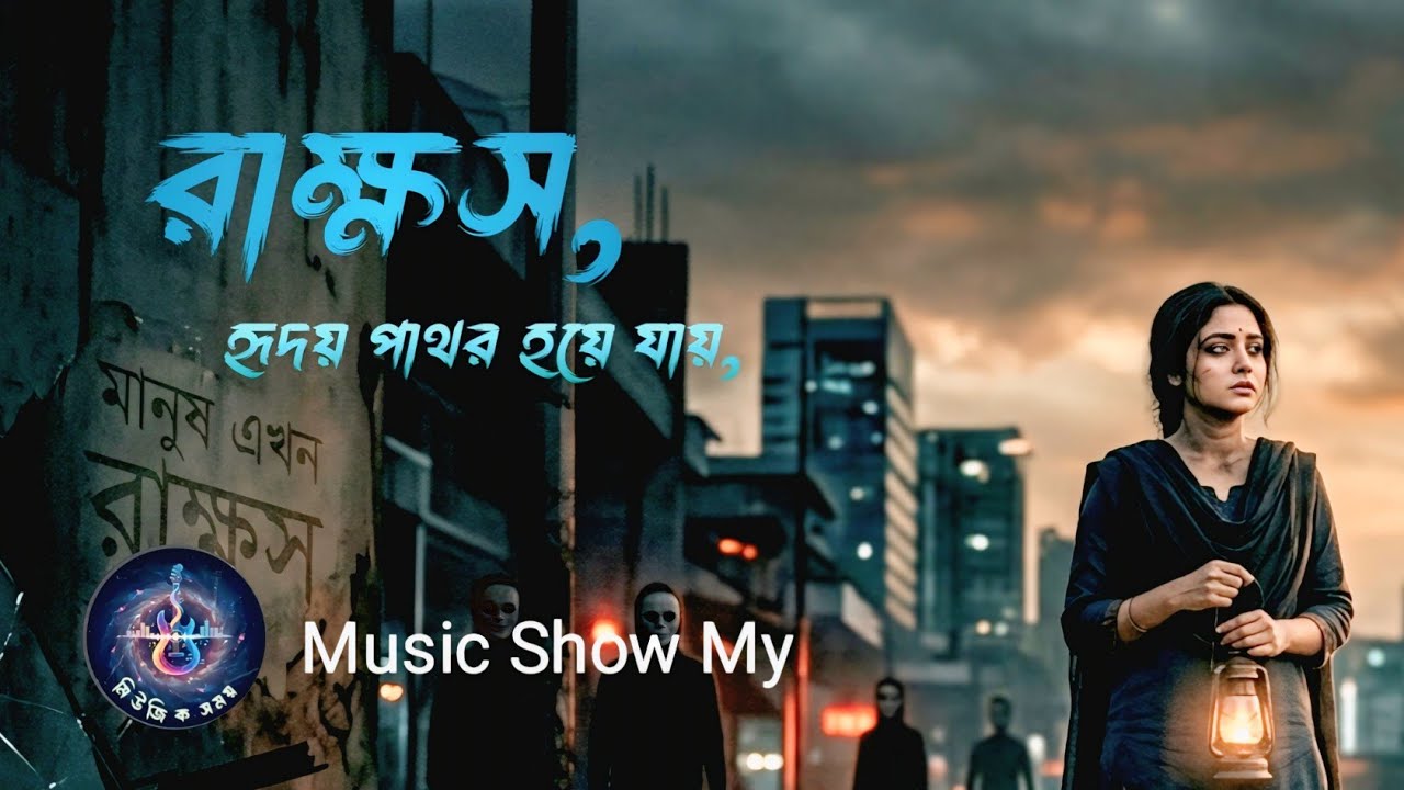 মানুষ এখন রাক্ষস, হৃদয় পাথর হয়ে যায়, বাংলা নতুন গান 