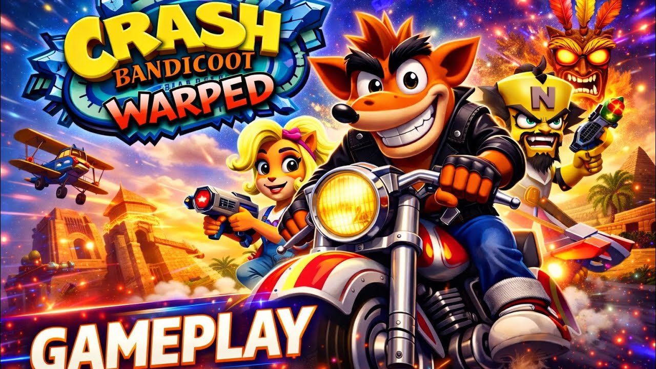 Game play -Crash Bandicoot N. Sane Trilogy