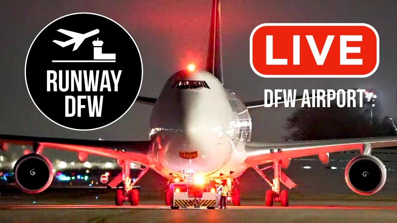 LIVE 🔴 DFW Airport plane spotting After Dark ✈️ February 17, 2026