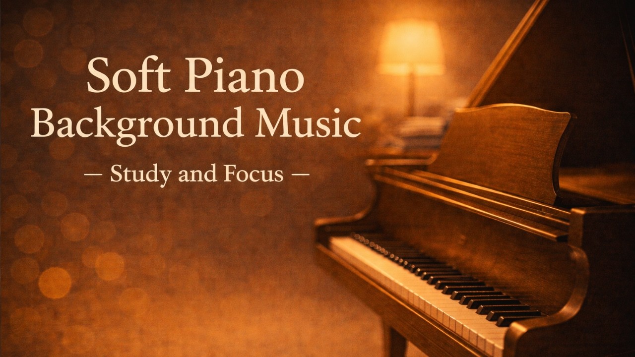 Soft Piano Background Music – Study and Focus