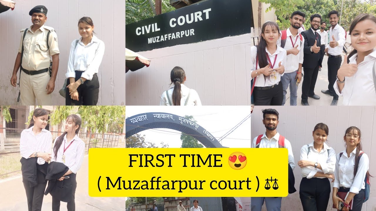 Vlog#15 FIRST EXPERIENCE OF MUZAFFARPUR COURT 😍 l COURT TOUR ⚖️❤️ 